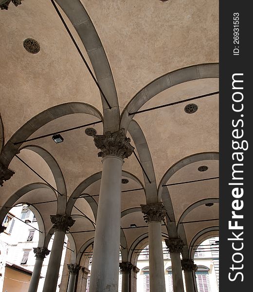 Loggia del Mercato Nuovo in Florence,Italy. Loggia del Mercato Nuovo in Florence,Italy