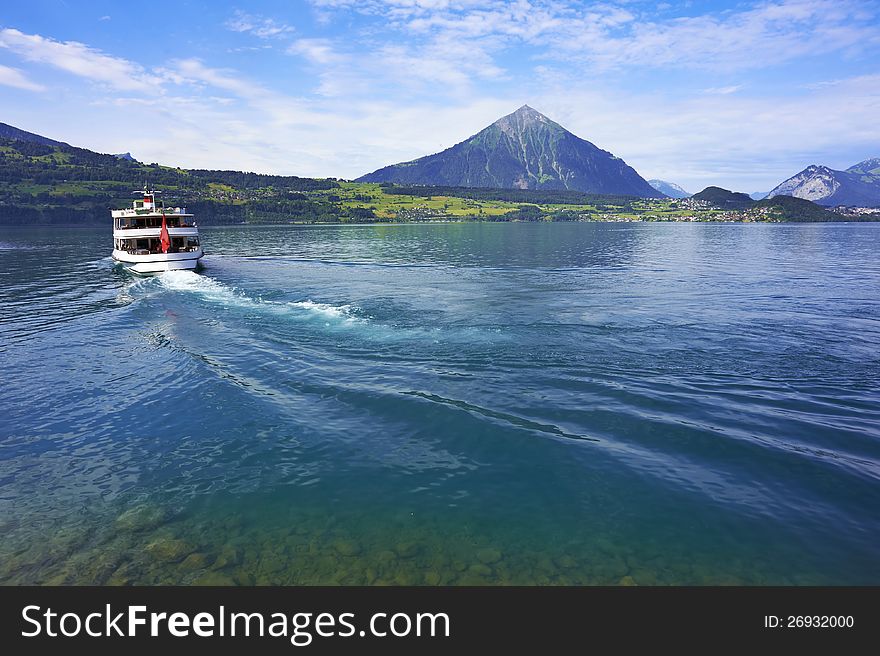 Passenger Boat, Lake Thun, Switzerland