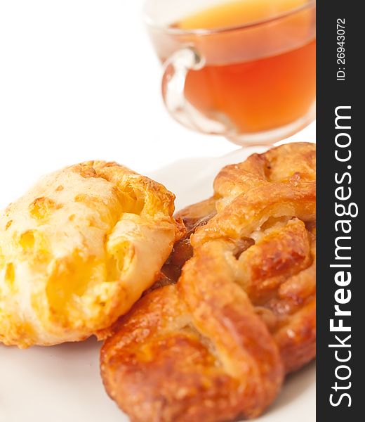 Delicious Freshly Baked Pastry Filled With Cheese