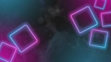 Simple Abstract Background With Smoke Effect, Simple Square Neon, Light Blue And Pink Effect Royalty Free Stock Images Simple Abstract Background With Smoke Effect, Simple Square Neon, Light Blue And Pink Effect Royalty Free Stock Images