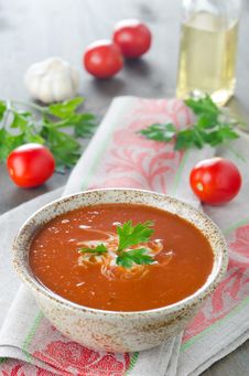 Tomato Soup Stock Photography