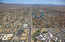Scottsdale Rooftops Royalty Free Stock Photo Scottsdale Rooftops Royalty Free Stock Photo