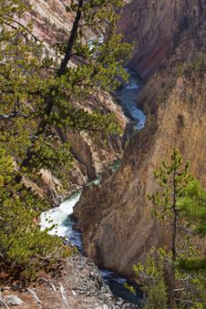 Yellowstone River Canyon Stock Photography Yellowstone River Canyon Stock Photography