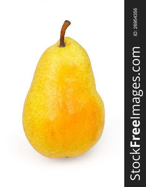 Pear  On White