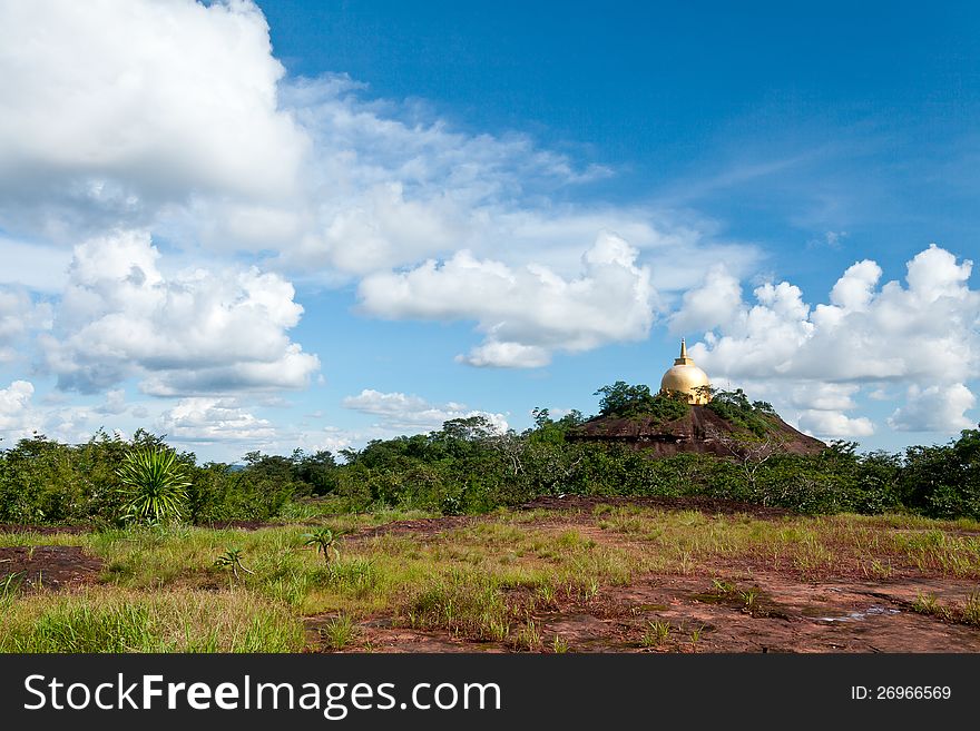 View point from Phurungka National Prak, Nakornpanom, Thailand.