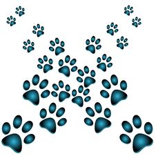 Background From Traces Of Animals Royalty Free Stock Photos Background From Traces Of Animals Royalty Free Stock Photos