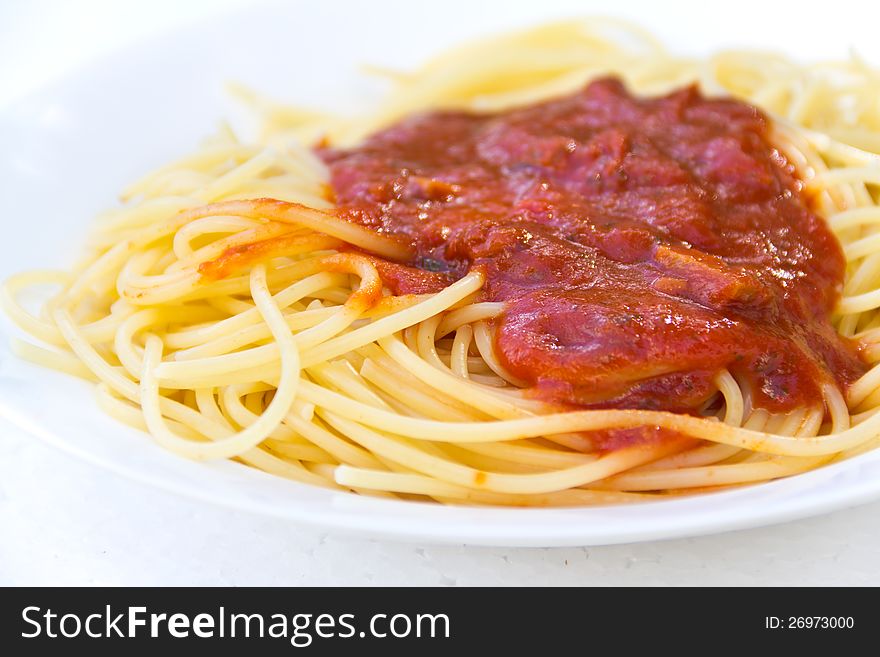 Traditional Italian Spaghetti