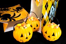 Candy Corn Pumpkins Royalty Free Stock Photo Candy Corn Pumpkins Royalty Free Stock Photo