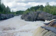 Voitsky Padun Waterfall, Karelia Region, Russia Stock Image Voitsky Padun Waterfall, Karelia Region, Russia Stock Image