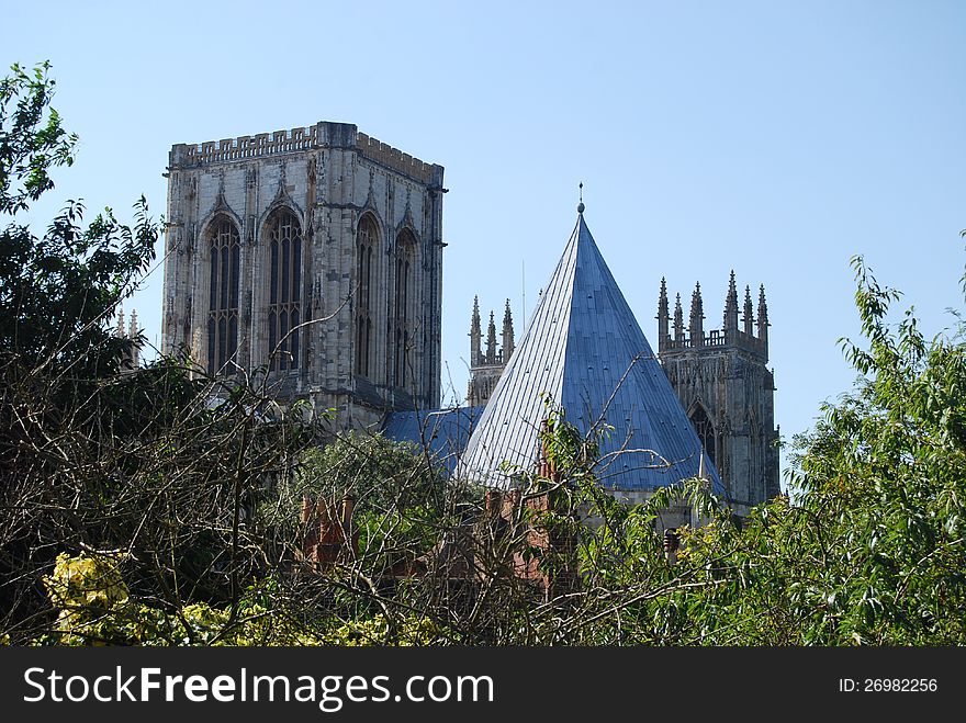 York Minster Towers from City Walls