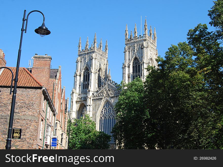 York Minster Towers from street