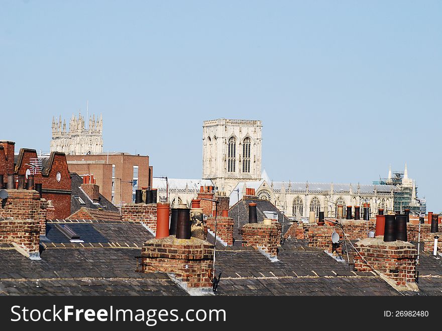 York Minster Towers from City Walls