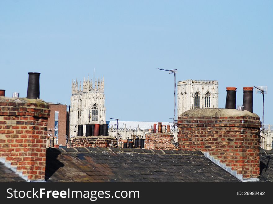 York Minster Towers from City Walls