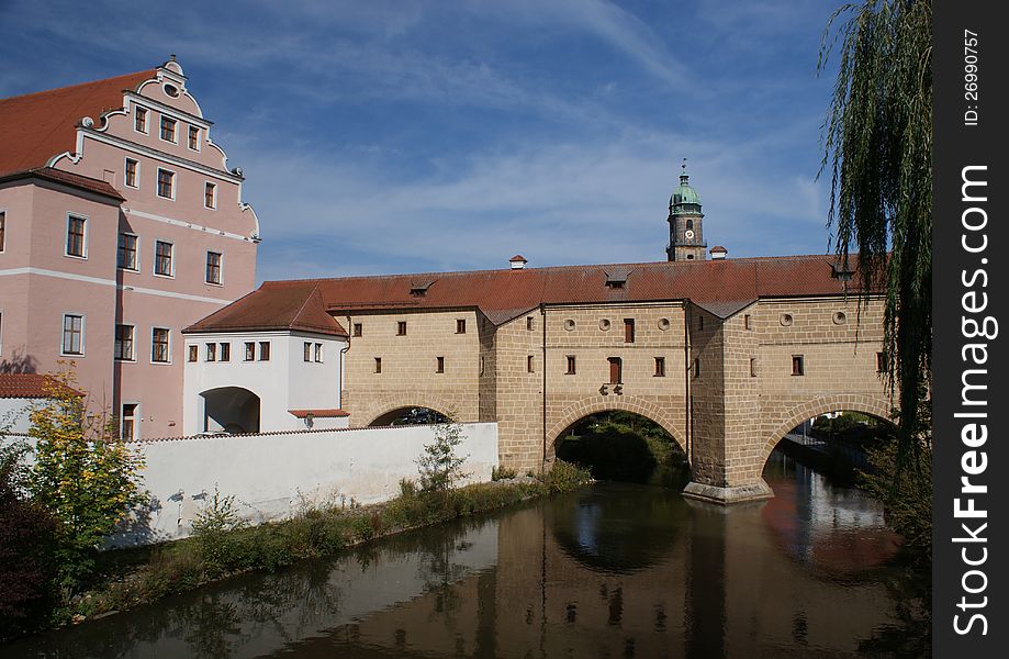 Old town Amberg in Germany