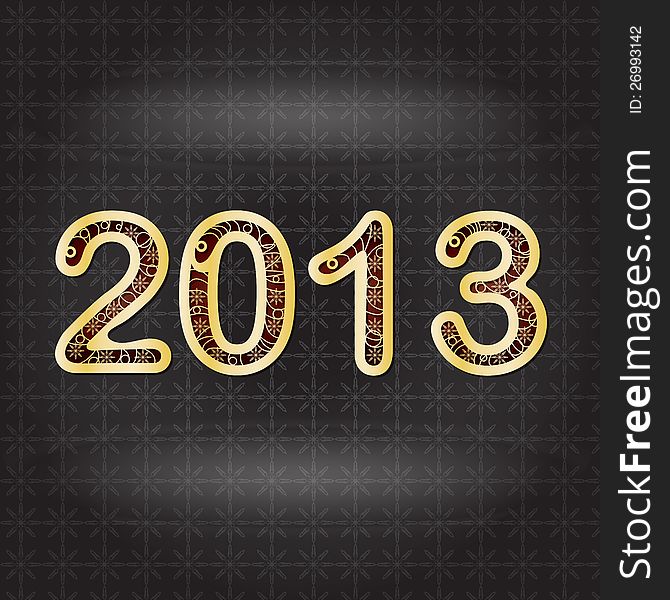 Card with colorful snakes. 2013 new year. Vector. Card with colorful snakes. 2013 new year. Vector.