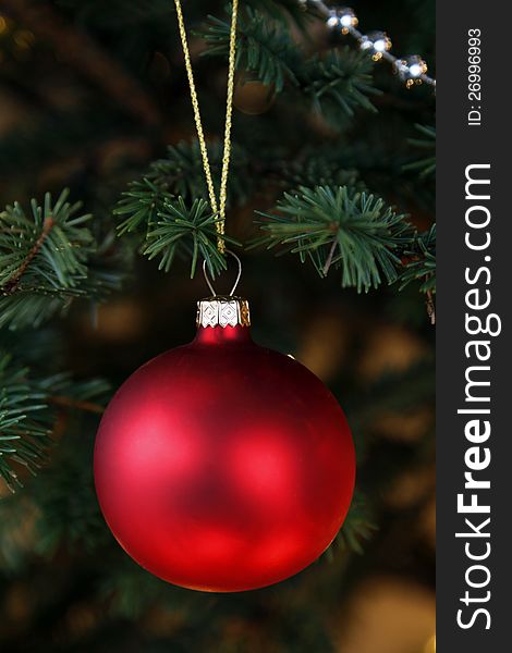 Red Christmas Bauble