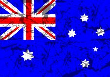 Grunge Australian Flag Royalty Free Stock Photo Grunge Australian Flag Royalty Free Stock Photo