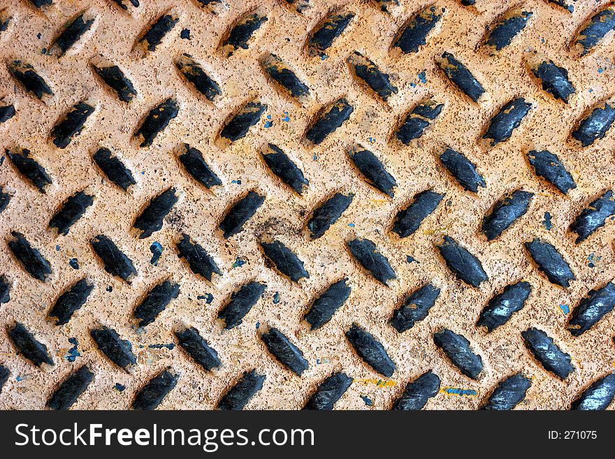 Closeup of worn metal surface. Closeup of worn metal surface.