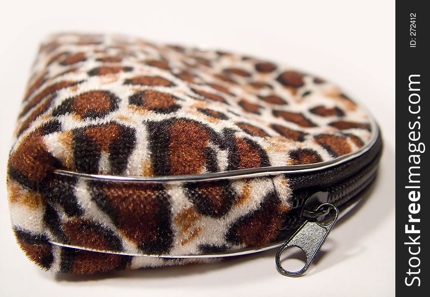 Fake leopard skin purse. Fake leopard skin purse
