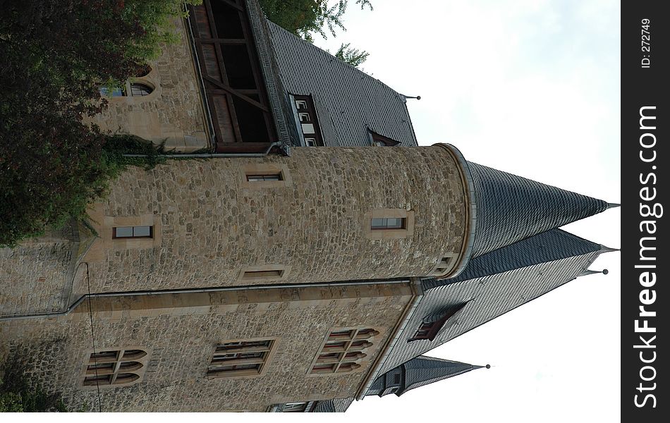 European castle tower