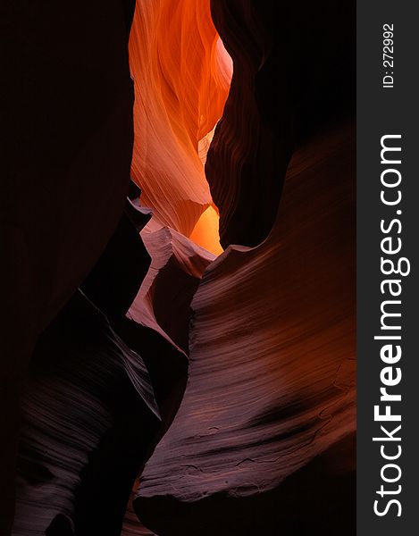 Antelope Canyon near Page, Arizona. Antelope Canyon near Page, Arizona