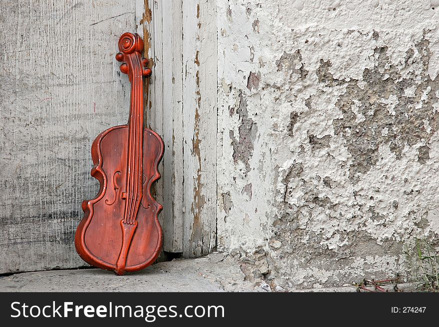 Violin Against The Door