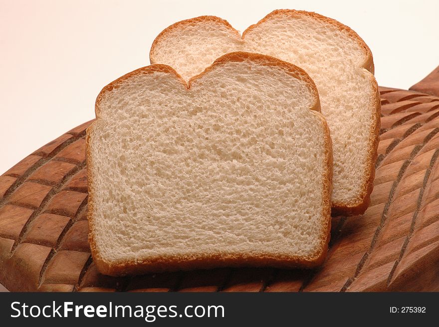 Two slices white bread