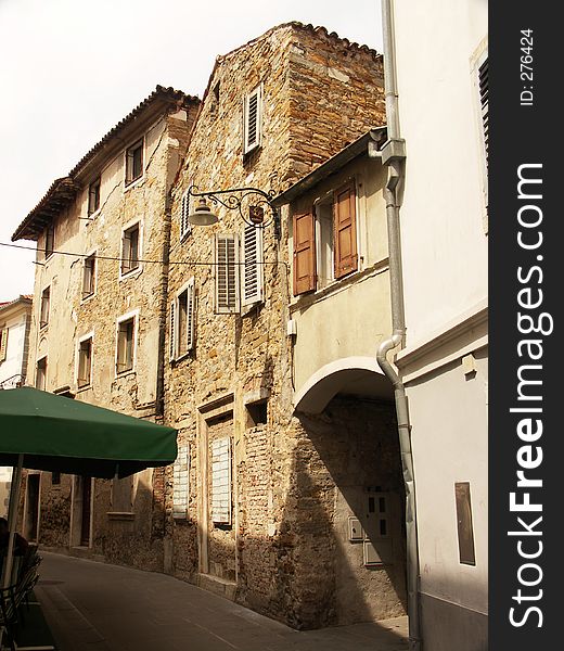 Mediterranean town street