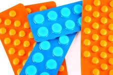 Blue And Orange Tablets Stock Images Blue And Orange Tablets Stock Images