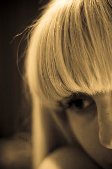 Blonde Girl Portrait Royalty Free Stock Image Blonde Girl Portrait Royalty Free Stock Image