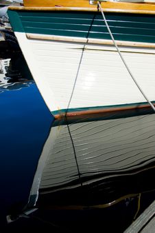 Classic Wood Boat Docked Royalty Free Stock Image Classic Wood Boat Docked Royalty Free Stock Image