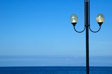 Lonely Streetlamp Stock Image