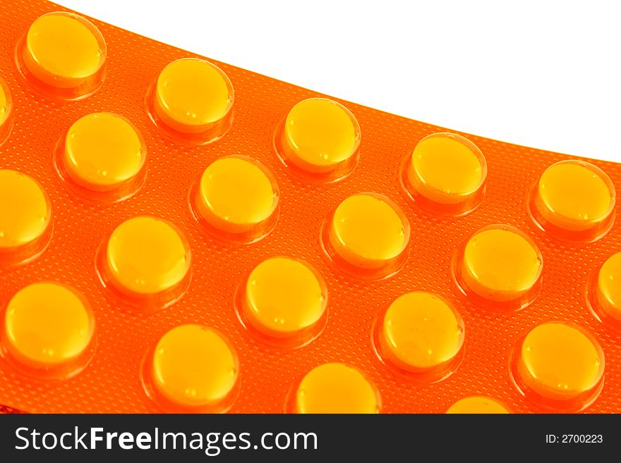 Orange tablets