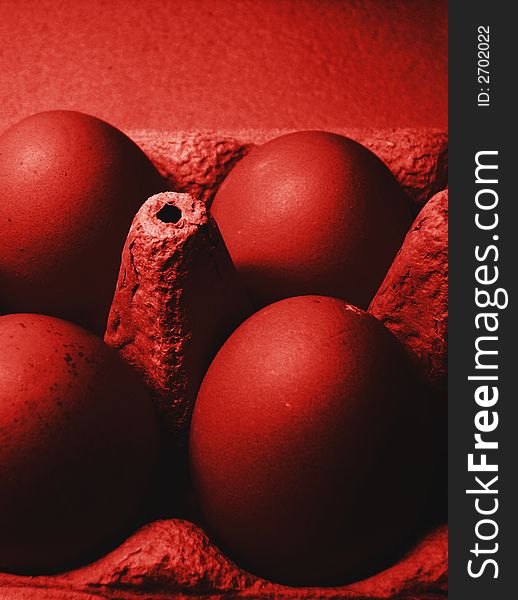 Red Dark Eggs