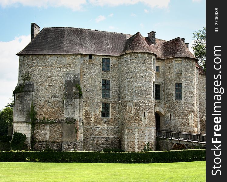 An ancient and Historic Chateau in Normandy France,. An ancient and Historic Chateau in Normandy France,