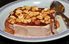 Indian Chocolate Dry Fruit Ice Cream Royalty Free Stock Image Indian Chocolate Dry Fruit Ice Cream Royalty Free Stock Image