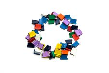 Multi Colored Clips Royalty Free Stock Photos