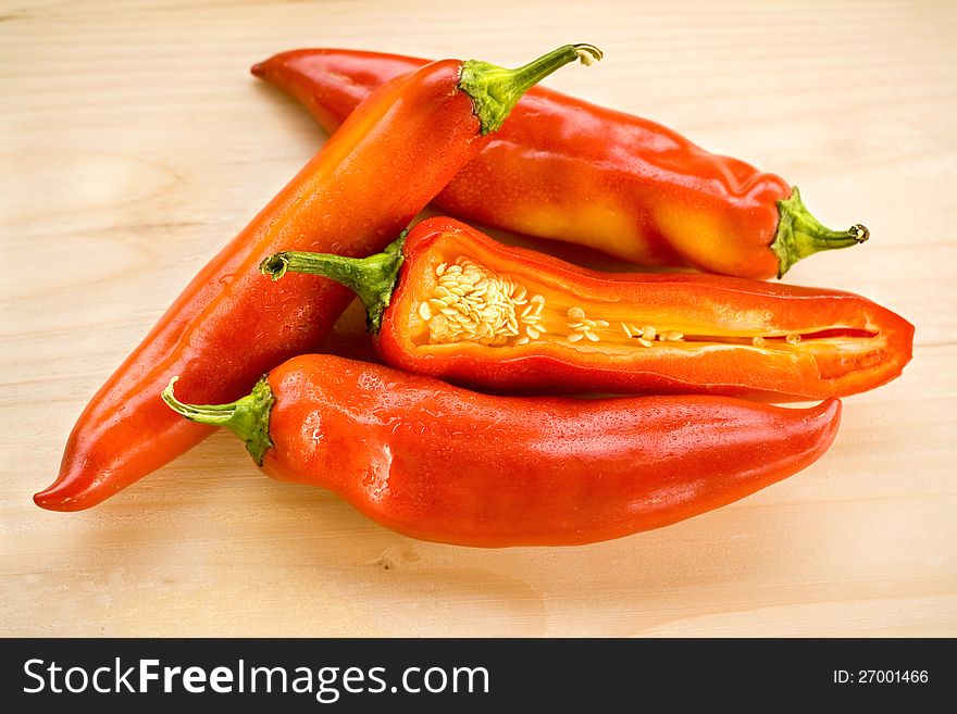 Hot red pepper-healthy food