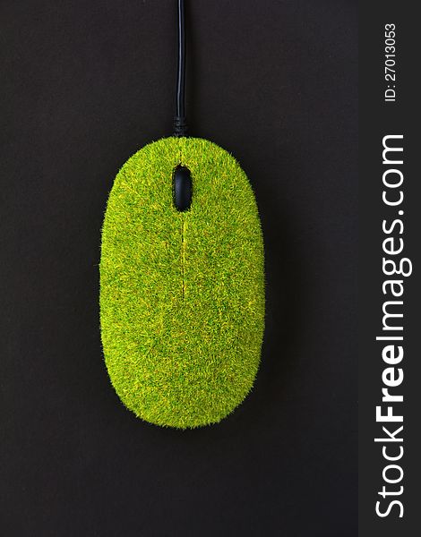 Close up image of eco mouse,energy concept. Close up image of eco mouse,energy concept