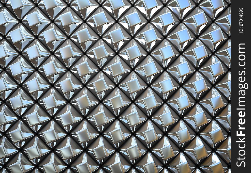 Abstract Pattern Of  Small Metal