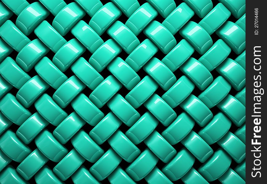 Abstract pattern of turquoise weaving pieces illustration. Abstract pattern of turquoise weaving pieces illustration