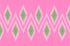 Ikat Geometric Ethnic Seamless Repeat Pattern. Tribal Art Traditional Native Embroidery. Design For Background, Sarong, Home Decor Royalty Free Stock Image