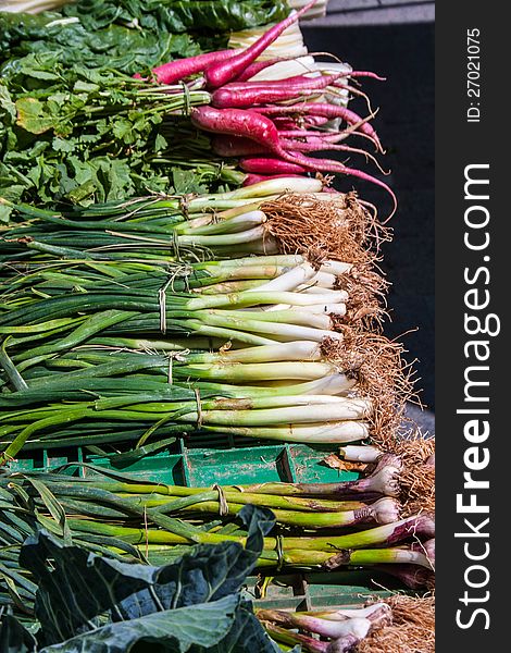 Fresh vegetables at a maket at vera town spain. Fresh vegetables at a maket at vera town spain