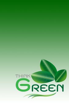 Green Concept, Think Green&x28;include Clipping Paths&x29; Stock Photos Green Concept, Think Green&x28;include Clipping Paths&x29; Stock Photos