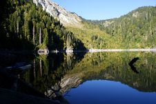 Reflection Of Mountains And Forests Stock Image Reflection Of Mountains And Forests Stock Image
