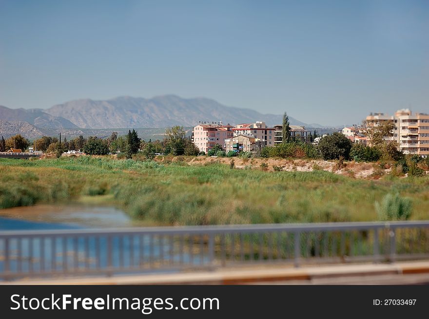 Town in the mountains