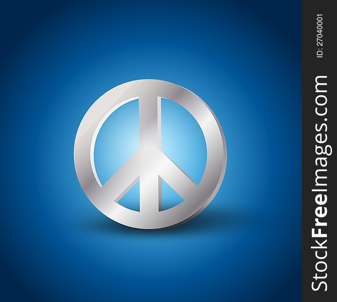 Silver Peace symbol