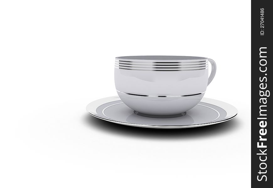 3d render of coffee cup