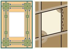 Two Vintage Photo Frames Stock Image Two Vintage Photo Frames Stock Image
