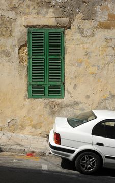 Old Shutters, Valetta, Malta. Royalty Free Stock Photo Old Shutters, Valetta, Malta. Royalty Free Stock Photo